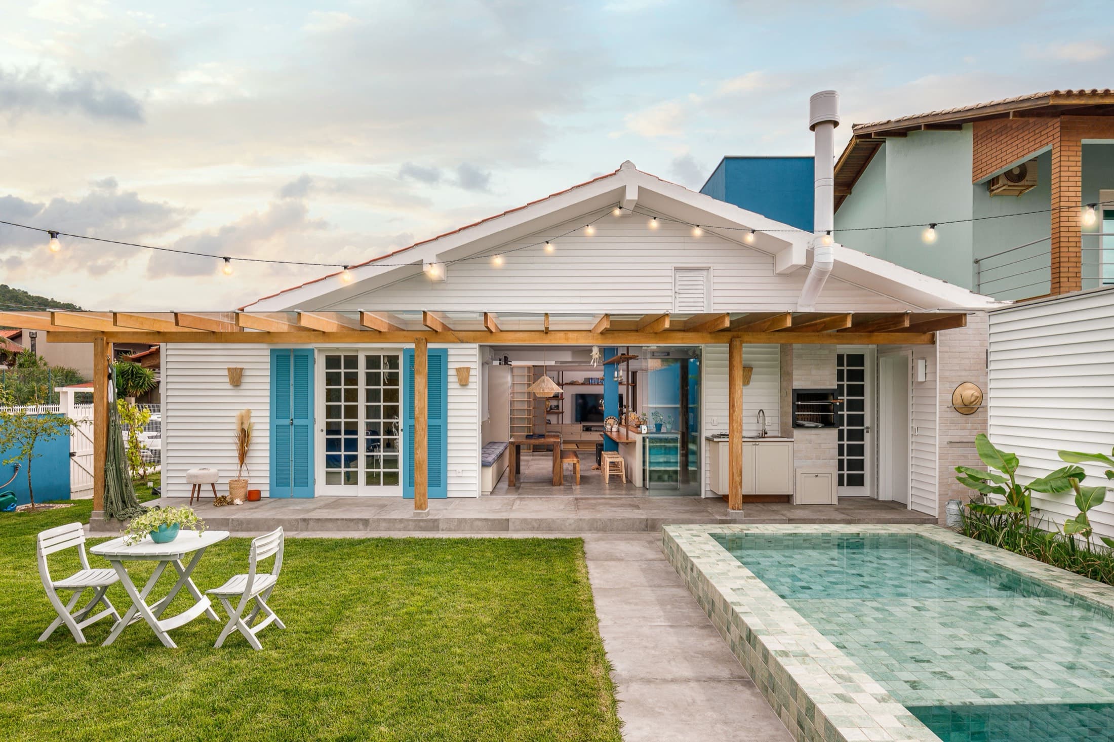 Obra Casa - Barra da Lagoa — Barra da Lagoa, executada pela Pronto! Engenharia